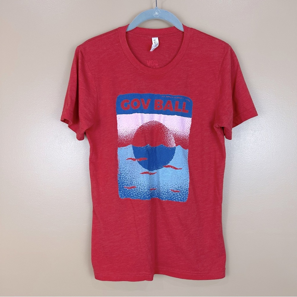Gov Ball NYC Red Short Sleeve Graphic T-shirt Small
